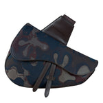 Christian Dior x Peter Doig Saddle Camouflage Canvas Messenger