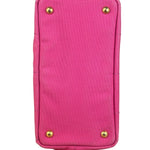 Prada Pink Canvas Canapa Hand Bag