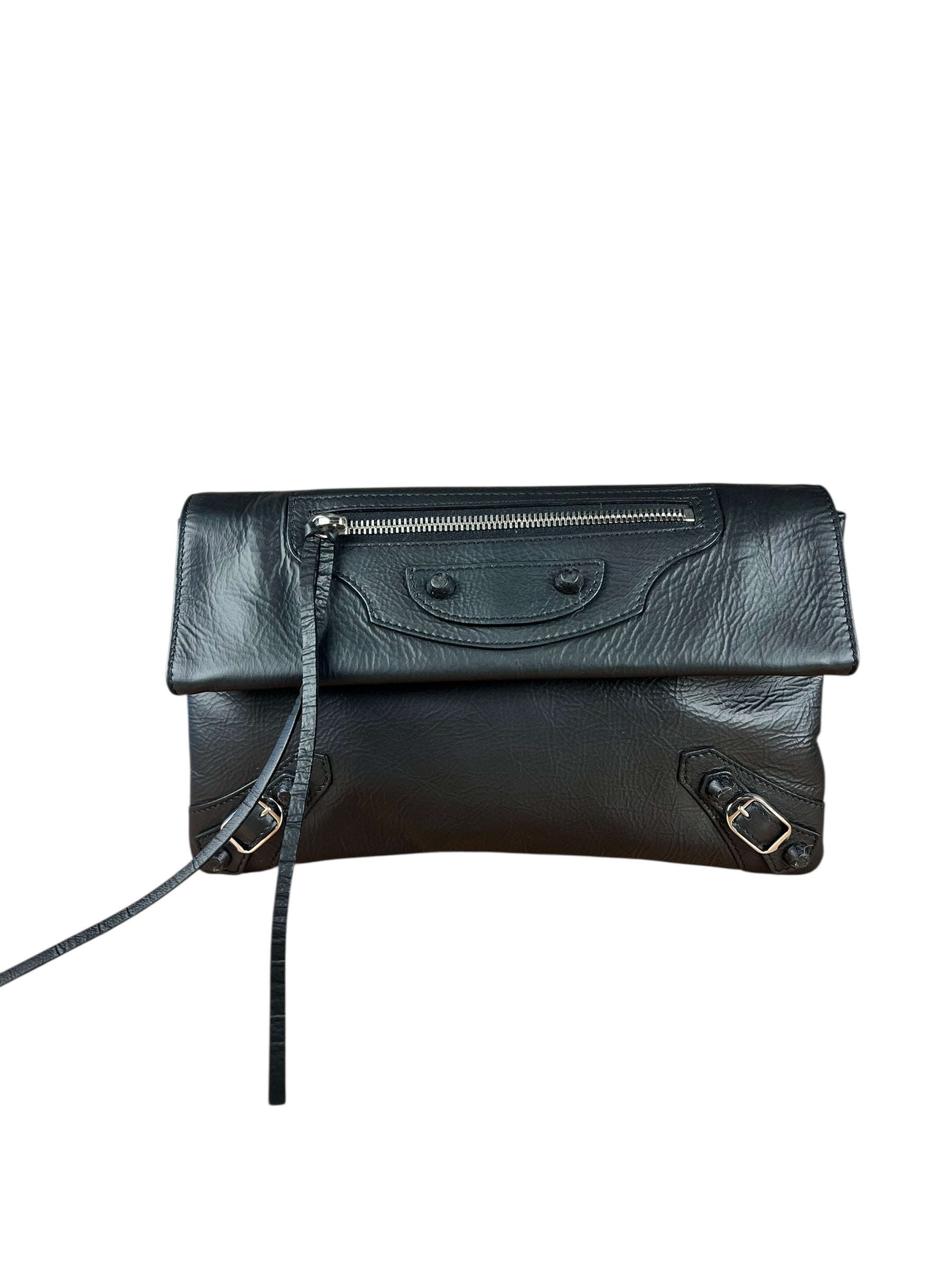 Balenciaga Envelope Clutch Black