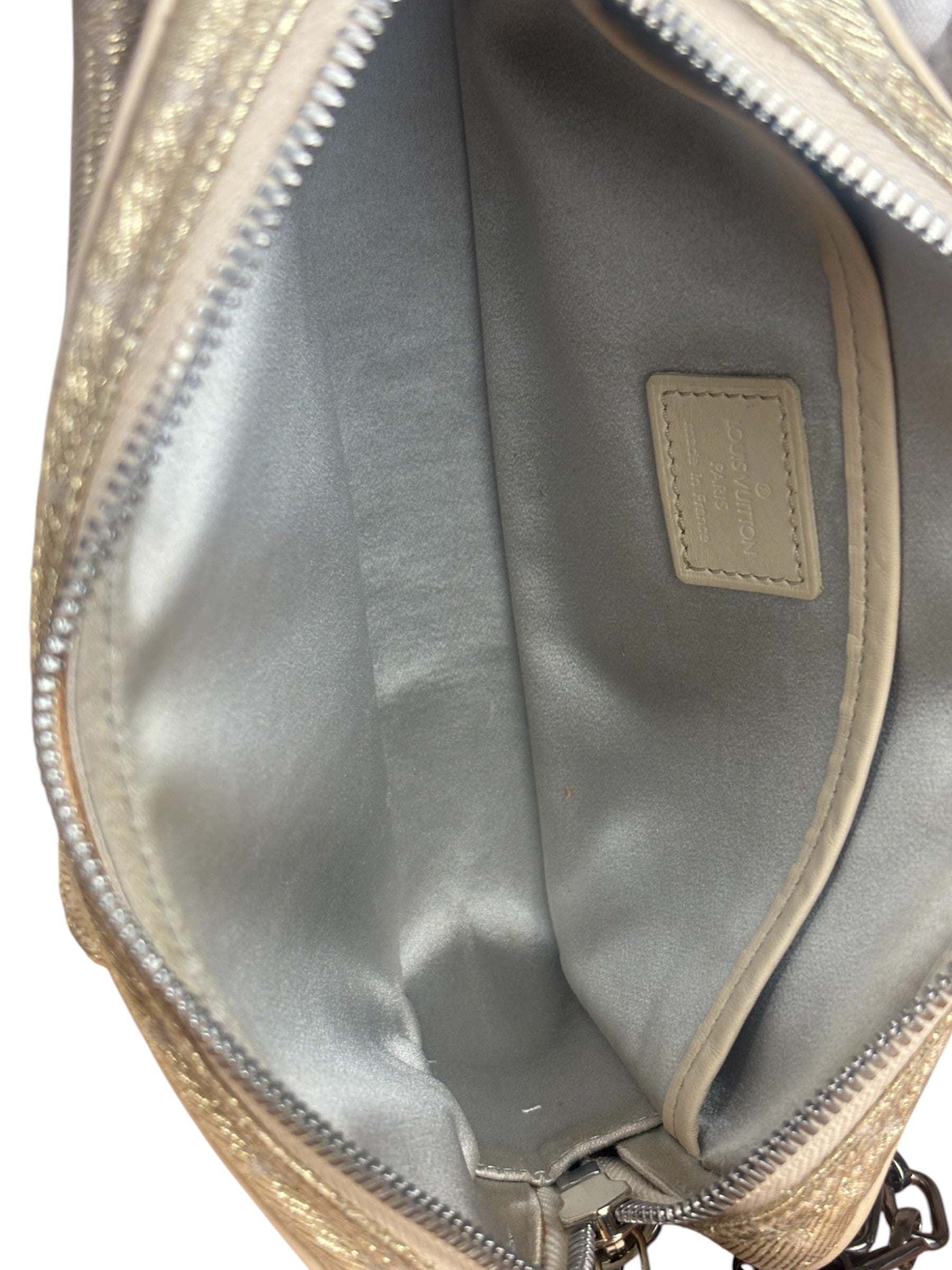Louis Vuitton Gold Monogram Mini Lin McKenna Pochette