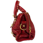 Balenciaga Red Calfskin Mini Le City Bag
