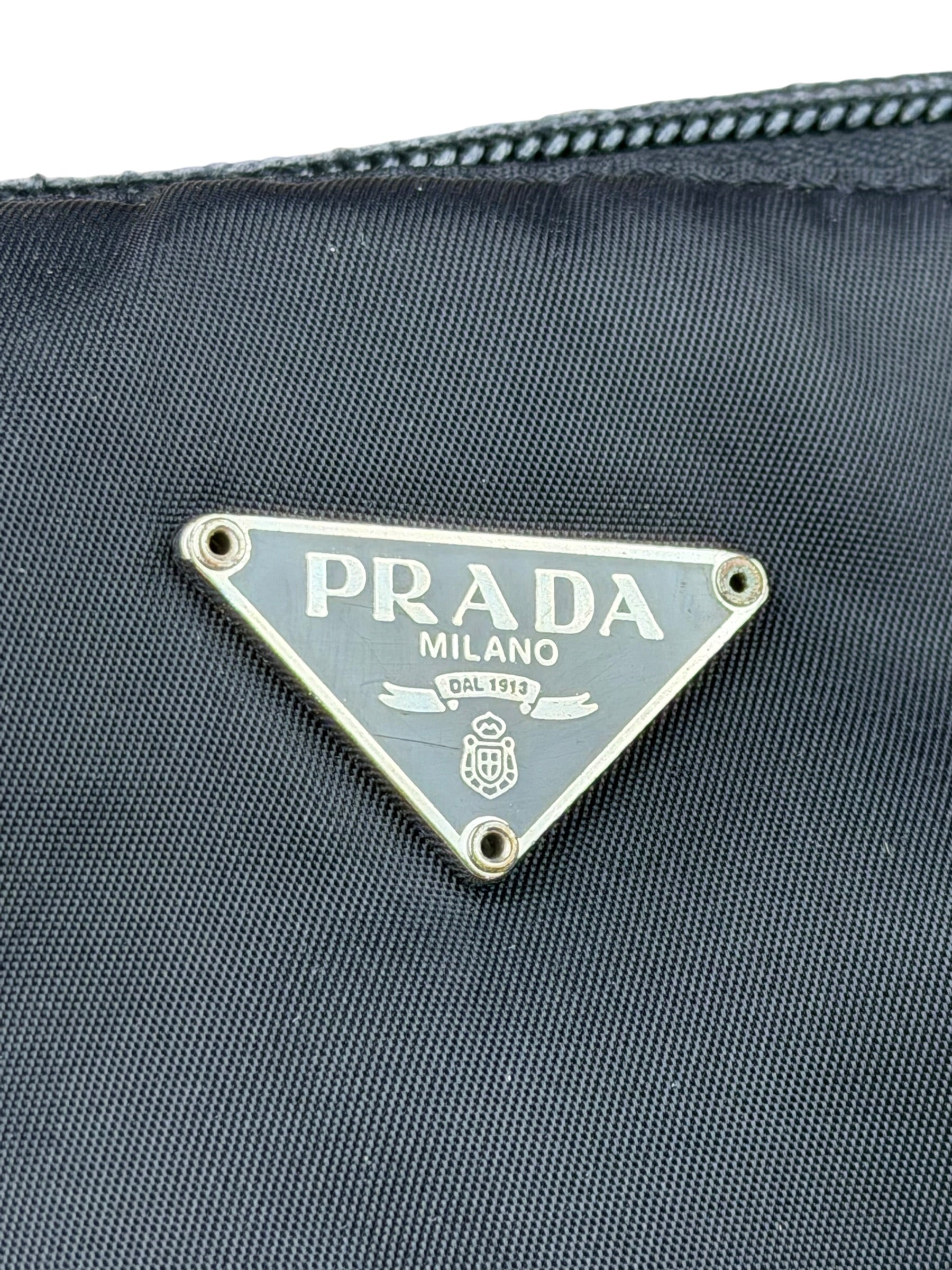 Prada Black Nylon Pochette