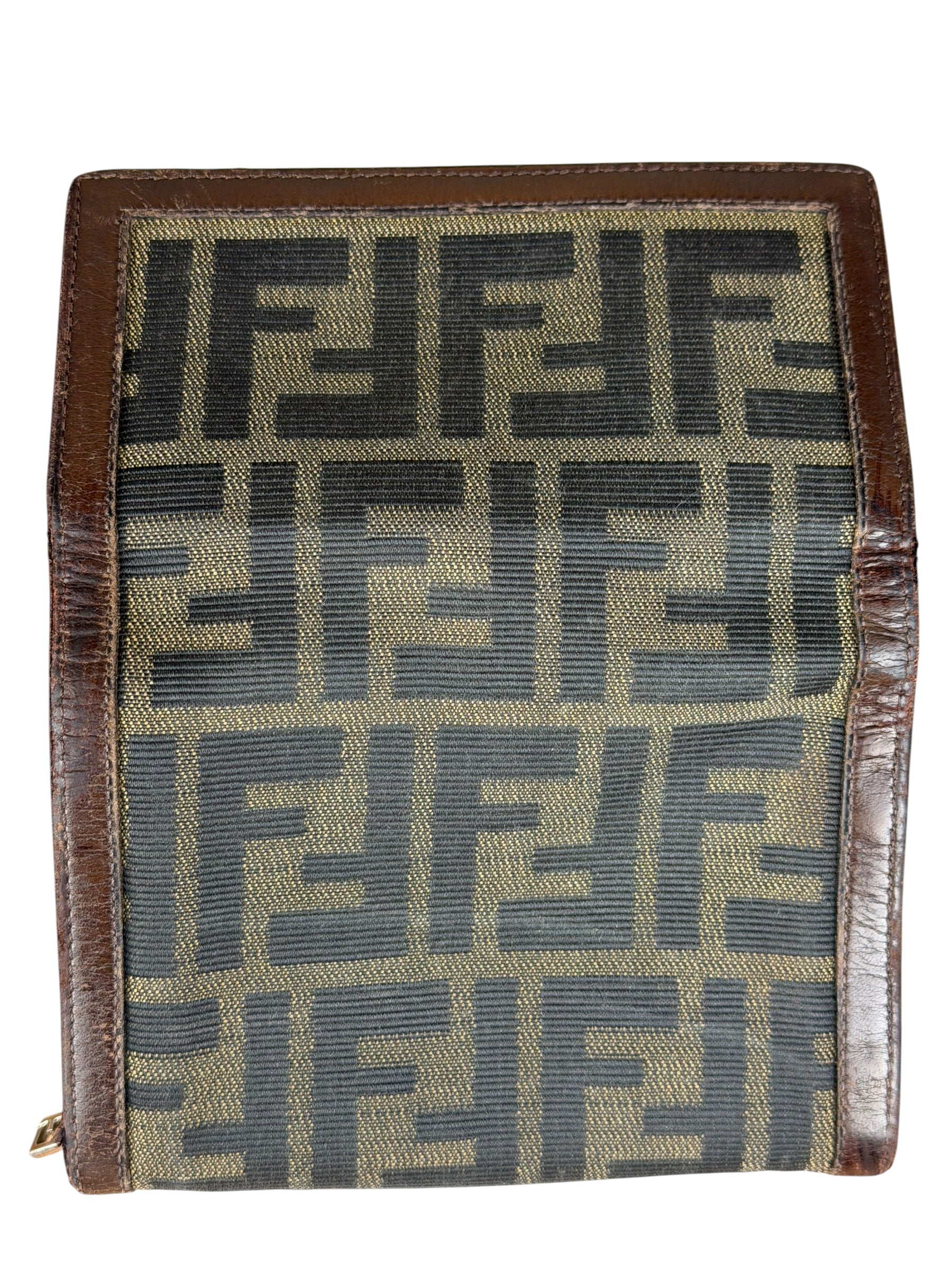 Fendi Zucca Monogram Canvas Trifold Wallet