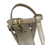 Saint Laurent King Palm Heels Beige