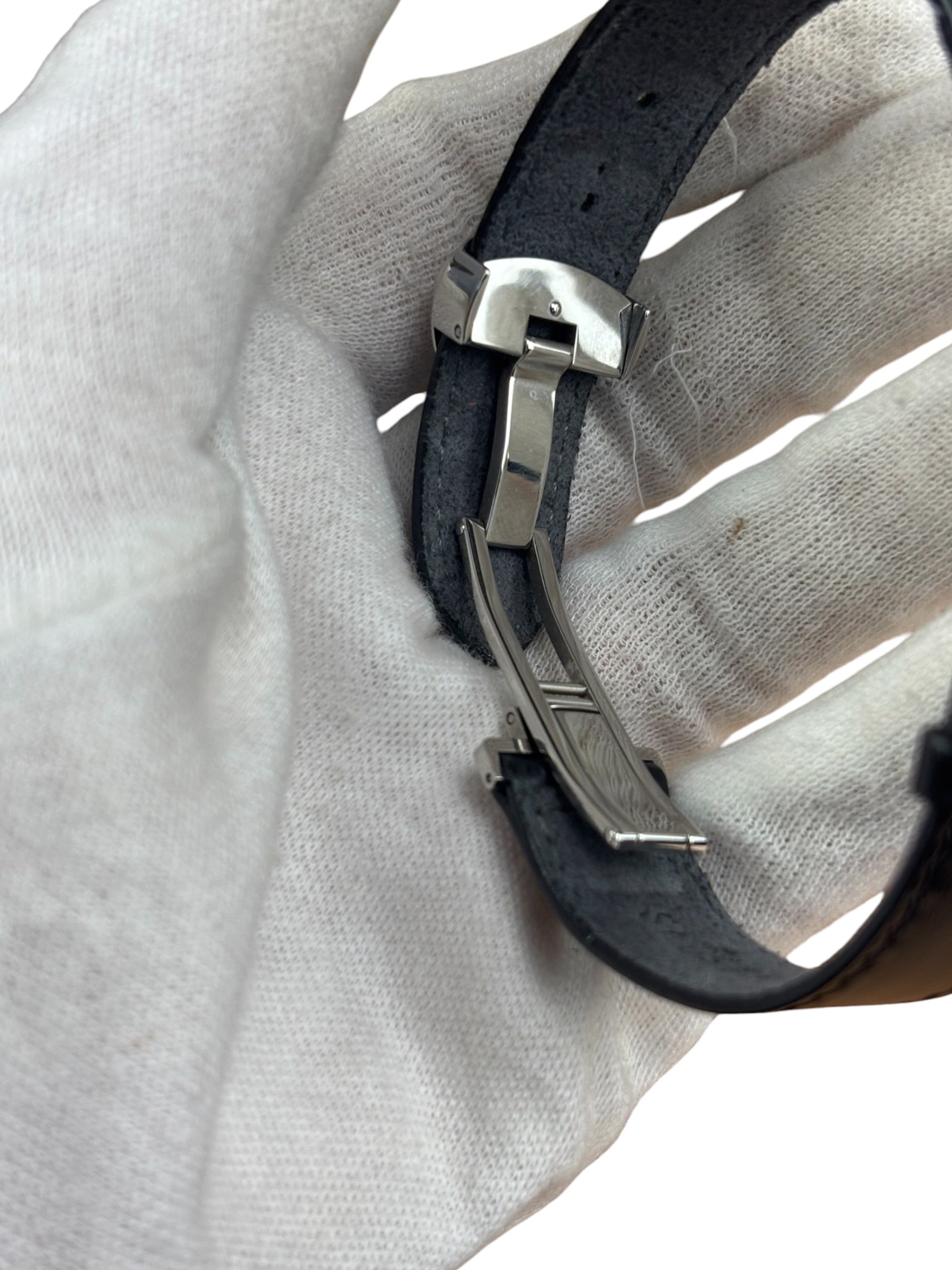 Louis Vuitton Black Leather Wish Bracelet