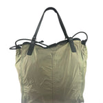 Burberry Geen Nylon/Leather Trim Buckleigh Tote Bag