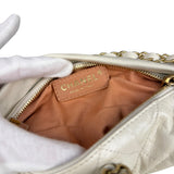 Chanel White Quilted Leather Midnight Swim Baluchon Clutch 2012