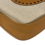 Hermes Brown Leather Trim Evelyne 2004