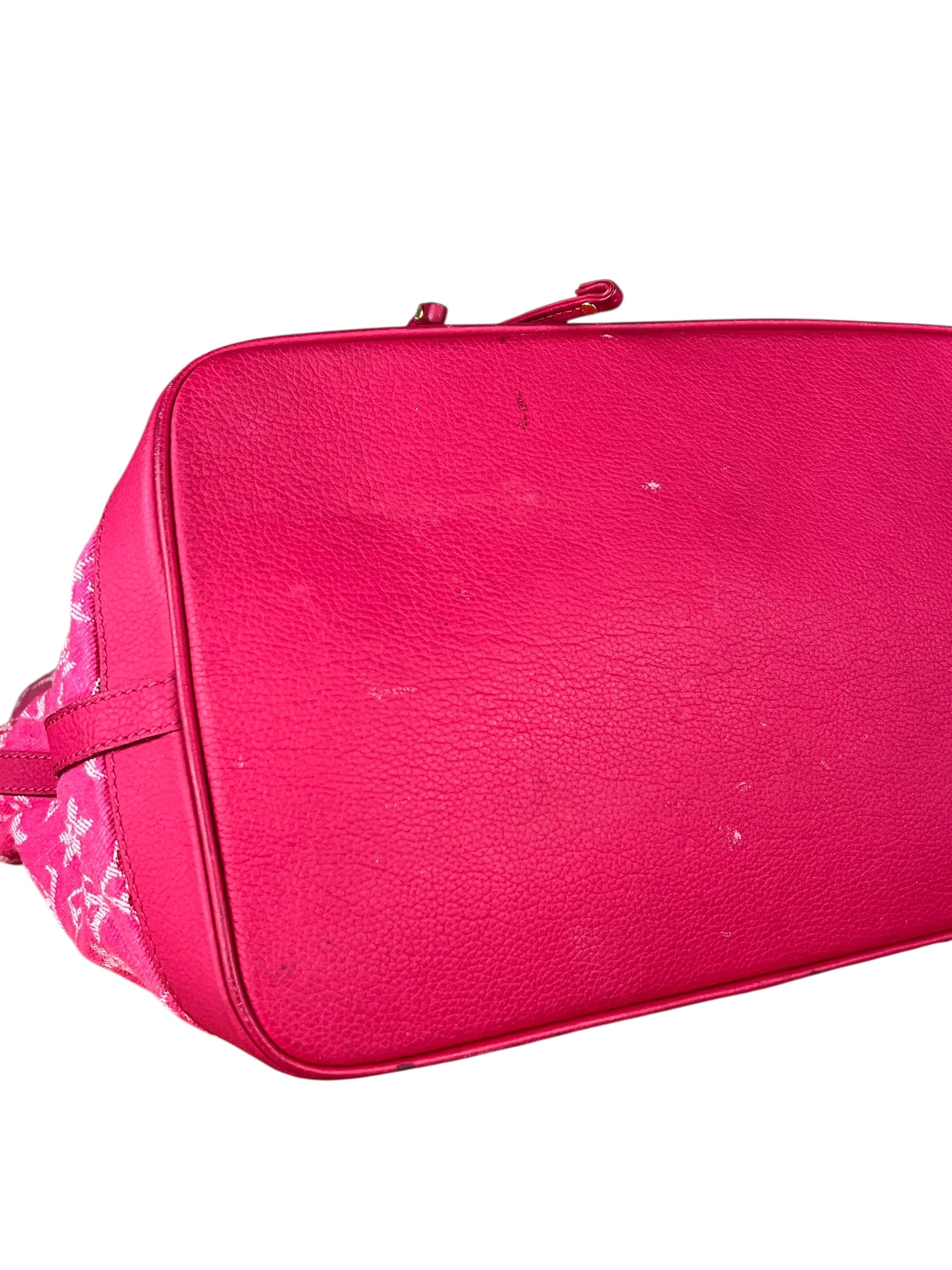 Louis Vuitton Monogram Denim Noefull MM Tote Pink