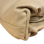 Bottega Veneta Beige Leather Pouch Clutch