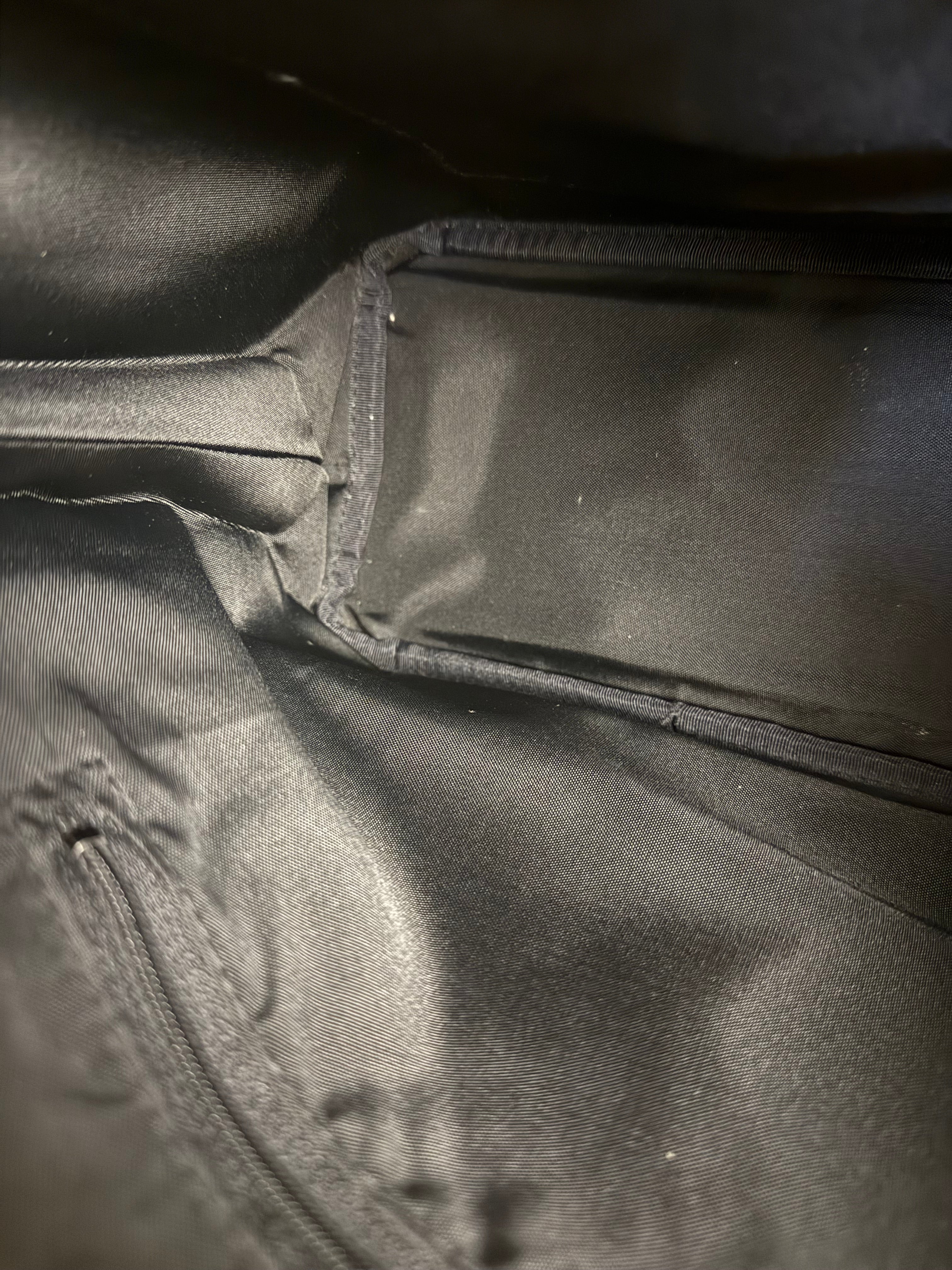 Burberry Nylon Check-Trimmed Shoulder Bag