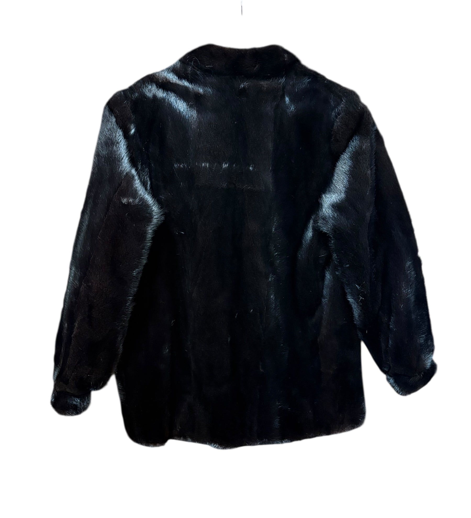 Malvoisie Vintage Black Fur Coat