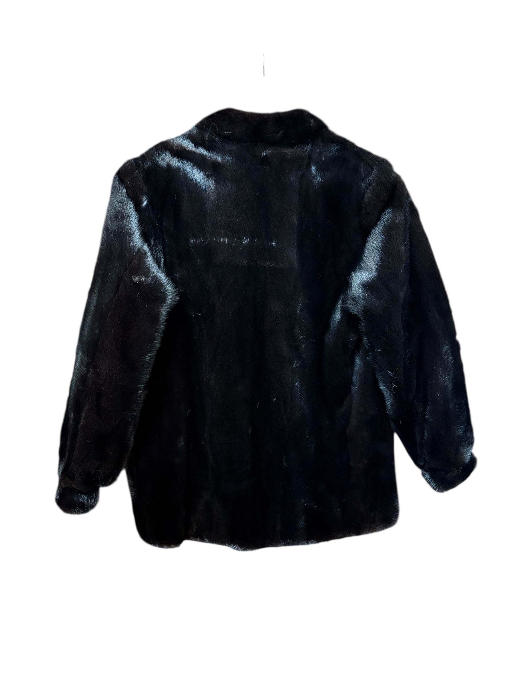 Malvoisie Vintage Black Fur Coat