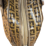 Fendi Vintage FF Brown PVC Handbag