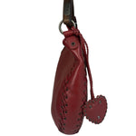 Christian Dior Red Leather Ethnic Hobo Bag