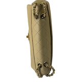 Chanel Vintage Beige Quilted Leather Diana Flap Bag 1989