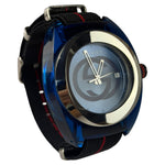 Gucci Sync Navy with Black Nylon Strap