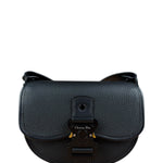Christian Dior Black Leather Gallup Mini Shoulder Bag