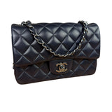 Chanel Iridescent Blue Quilted Leather Mini Flap Bag 2017