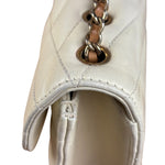Chanel Beige Gabrielle Chevron Medal Flap 2011