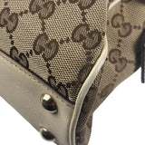 Gucci GG Beige Ivory Leather Shoulder Bag