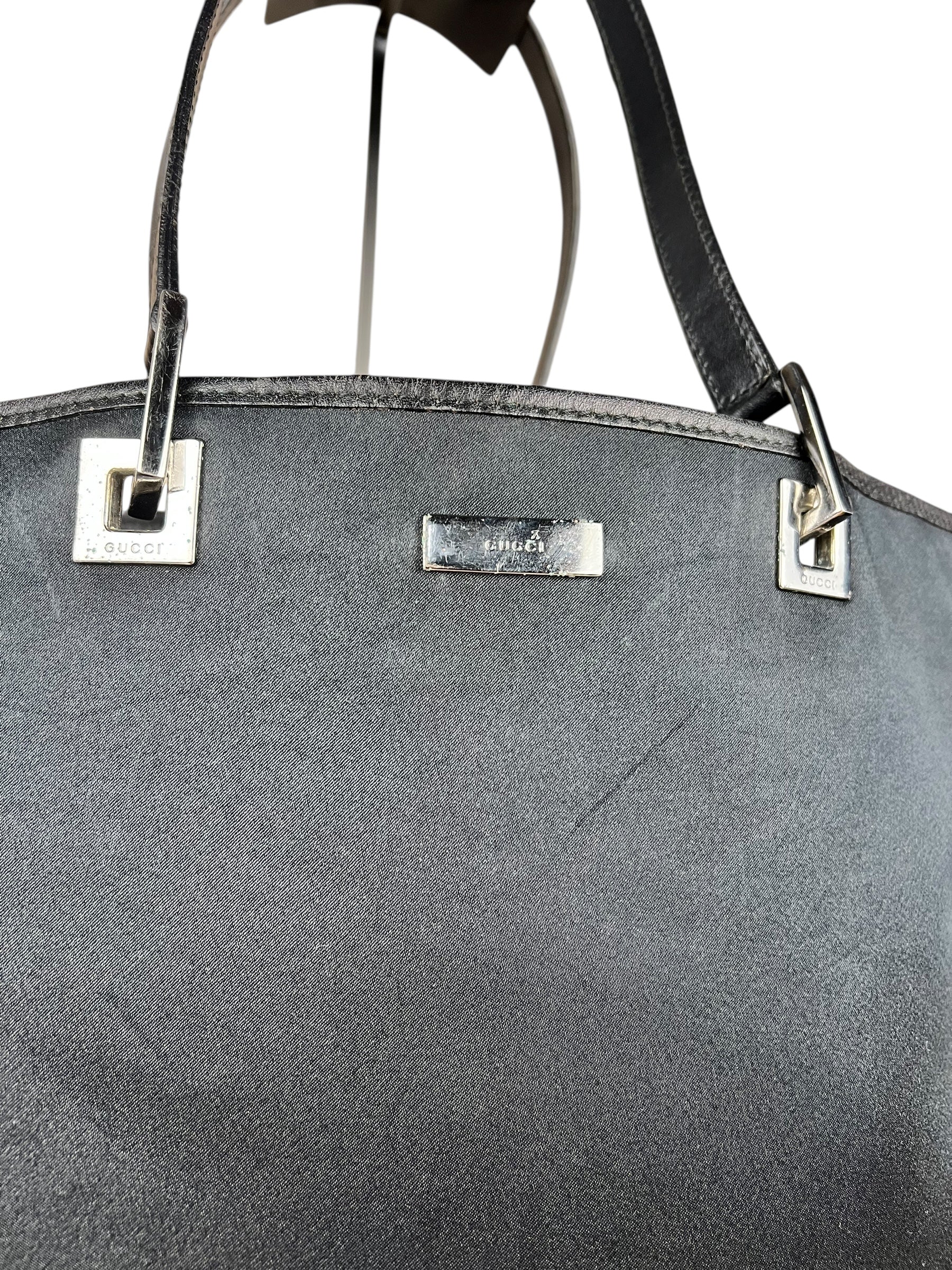 Gucci Black Nylon Tote