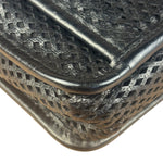 Chanel Black Perforated Leather Up in the Air Flap Bag 2012