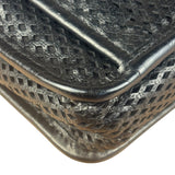 Chanel Black Perforated Leather Up in the Air Flap Bag 2012