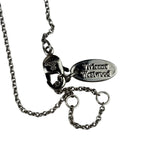 Vivienne Westwood Orb Red Diamante Heart Pendant Necklace