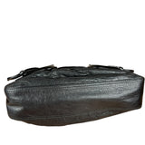 Fendi Black Patent Buckle Leather Shoulder Bag
