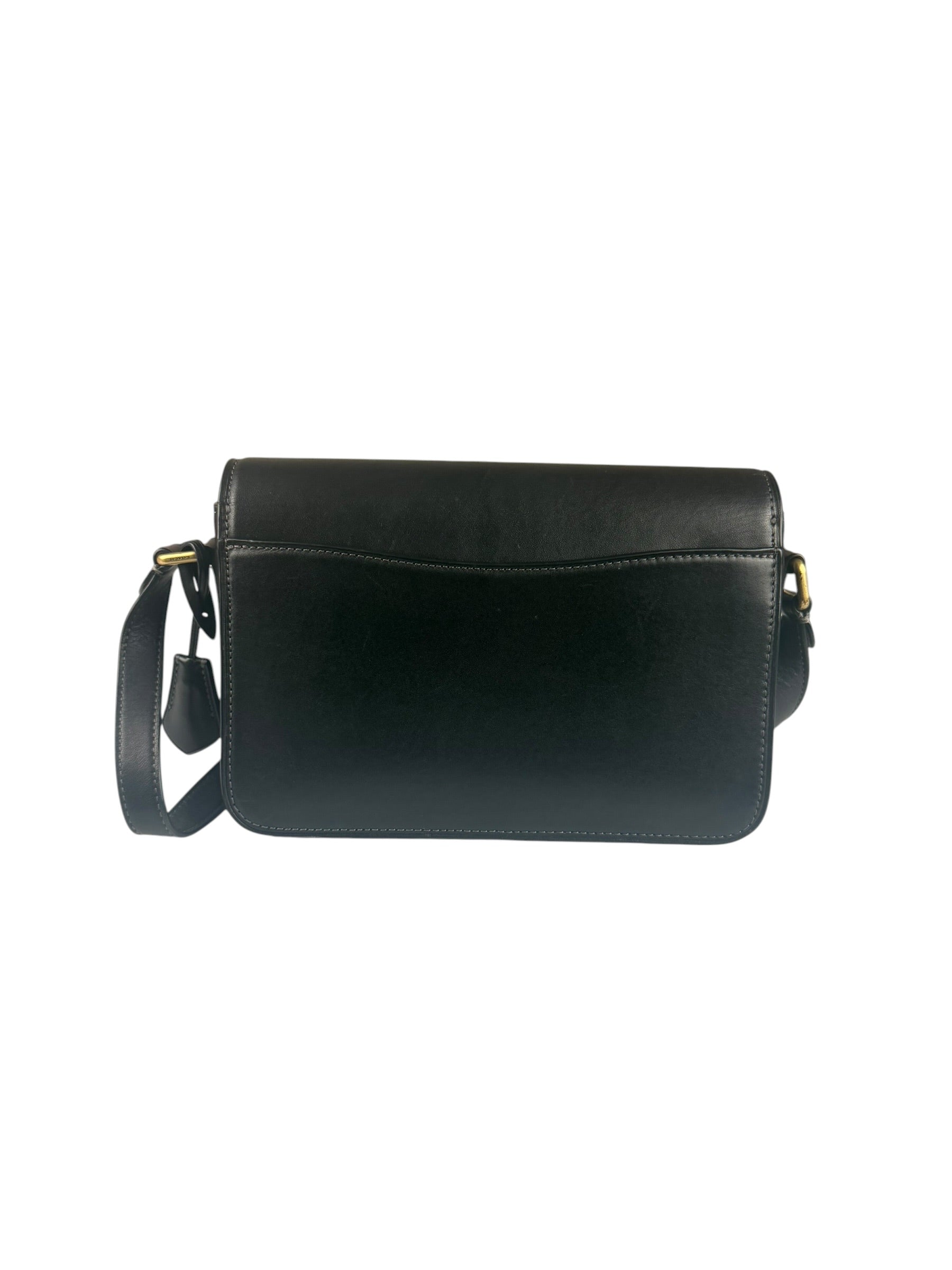 Coach Black Leather Studio Shoulder Bag