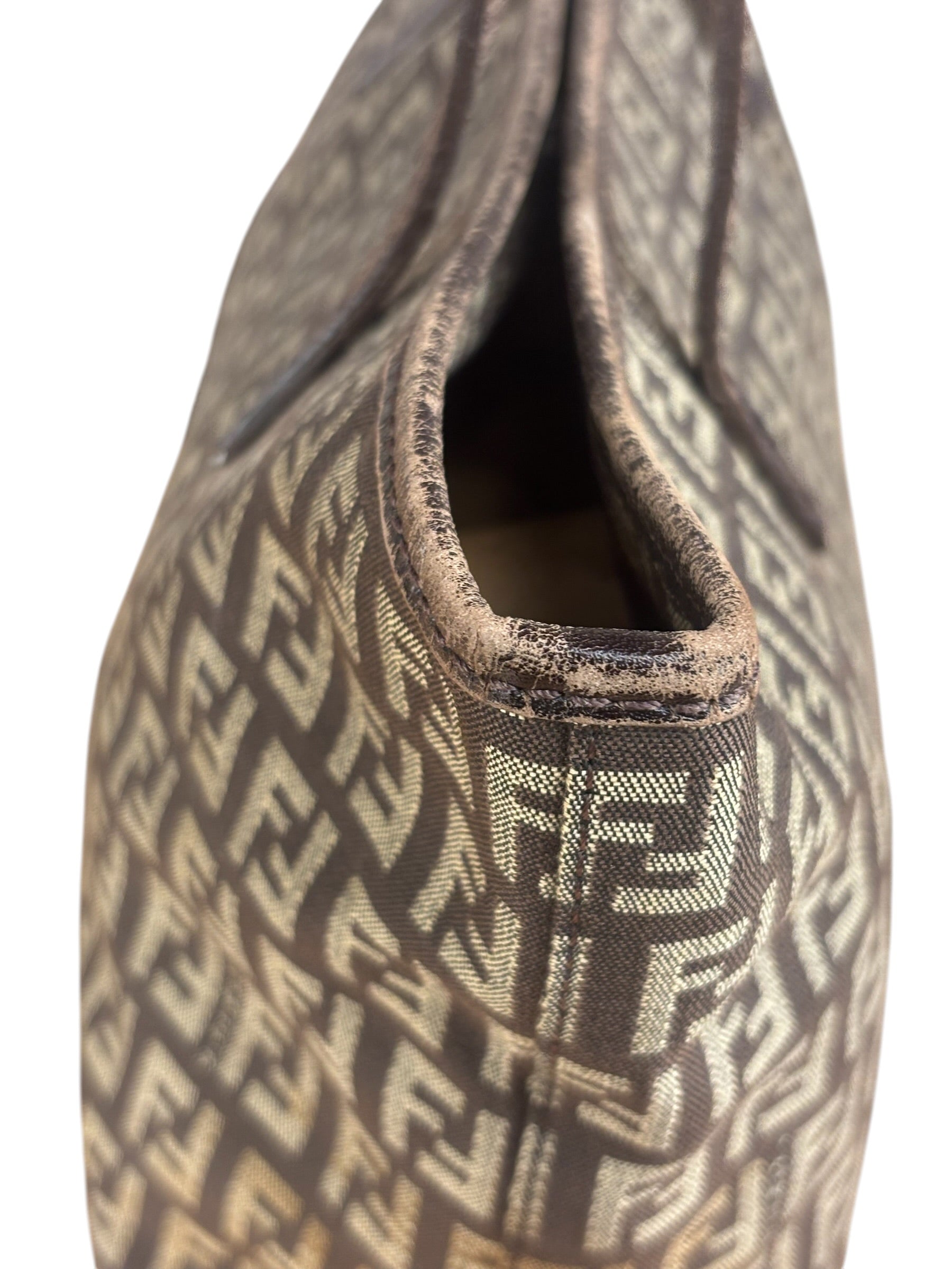 Fendi Vintage FF Zucchino Tote Bag