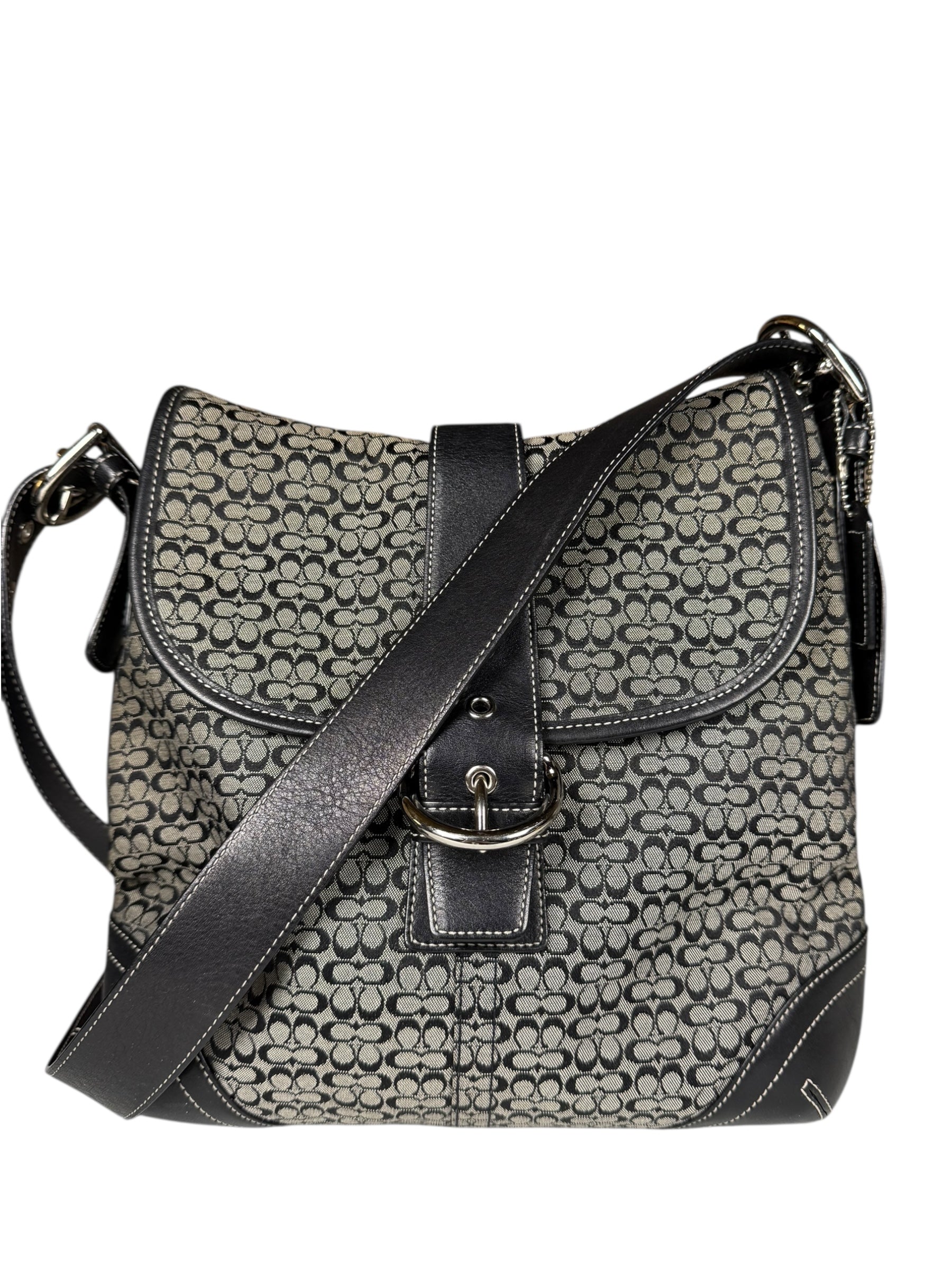 Coach Vintage Mini Anagram Buckle Crossbody