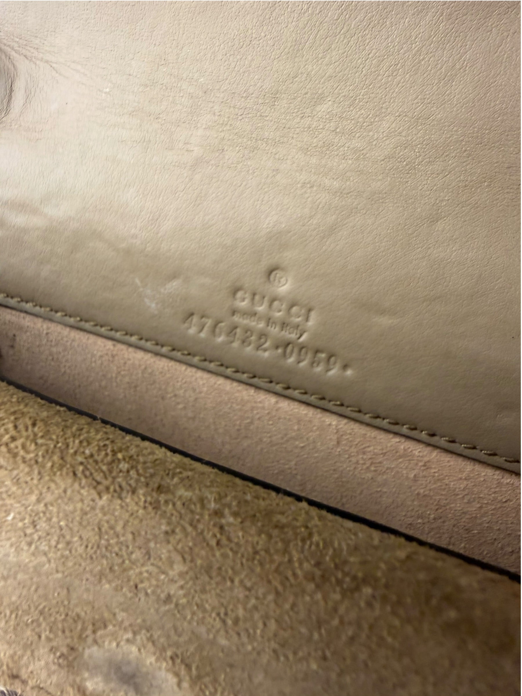Gucci Beige Dionysus Mini Crossbody Bag