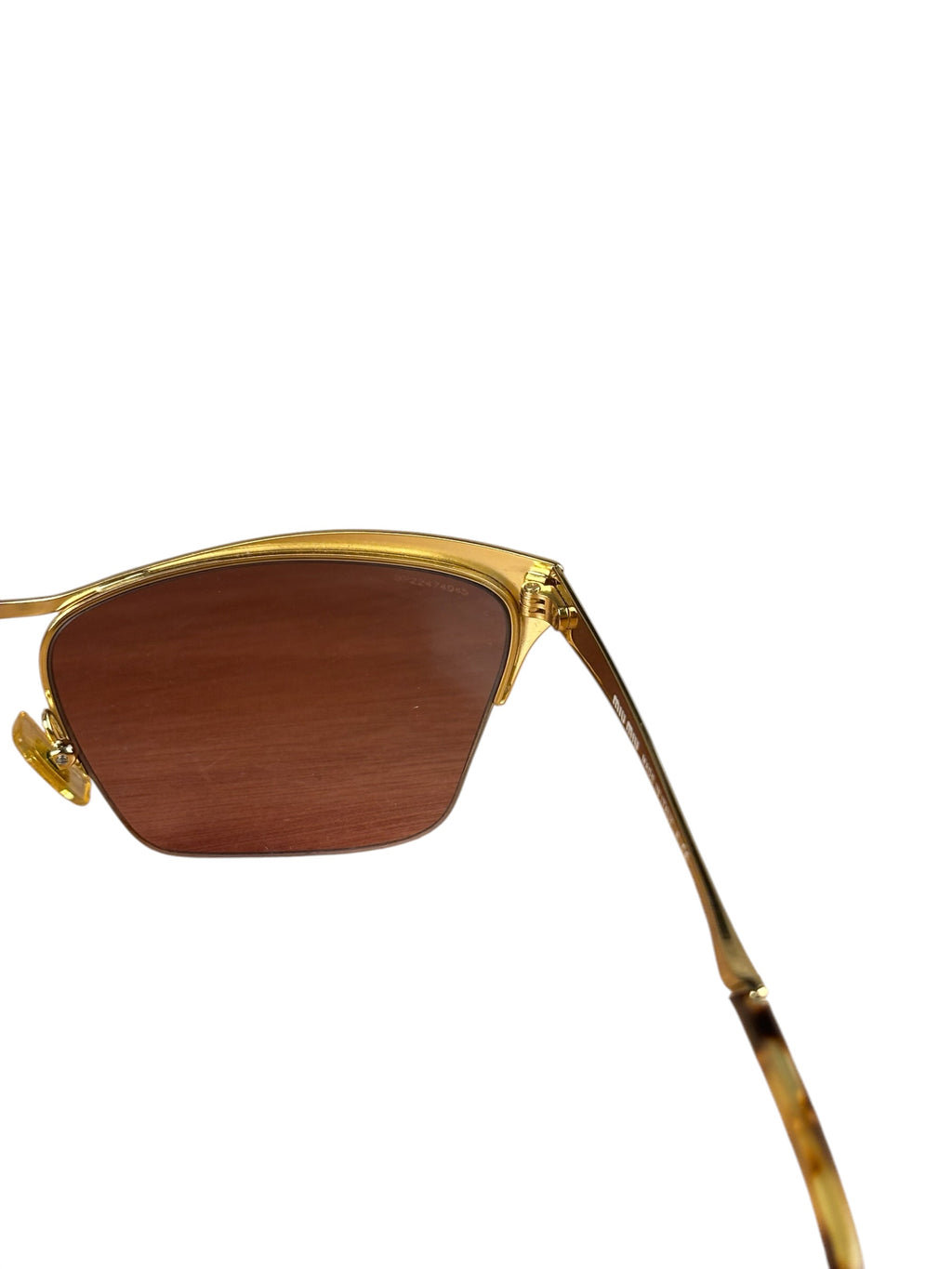 Miu Miu Tortoise Shell SMU50P Cat-Eye Reading Sunglasses