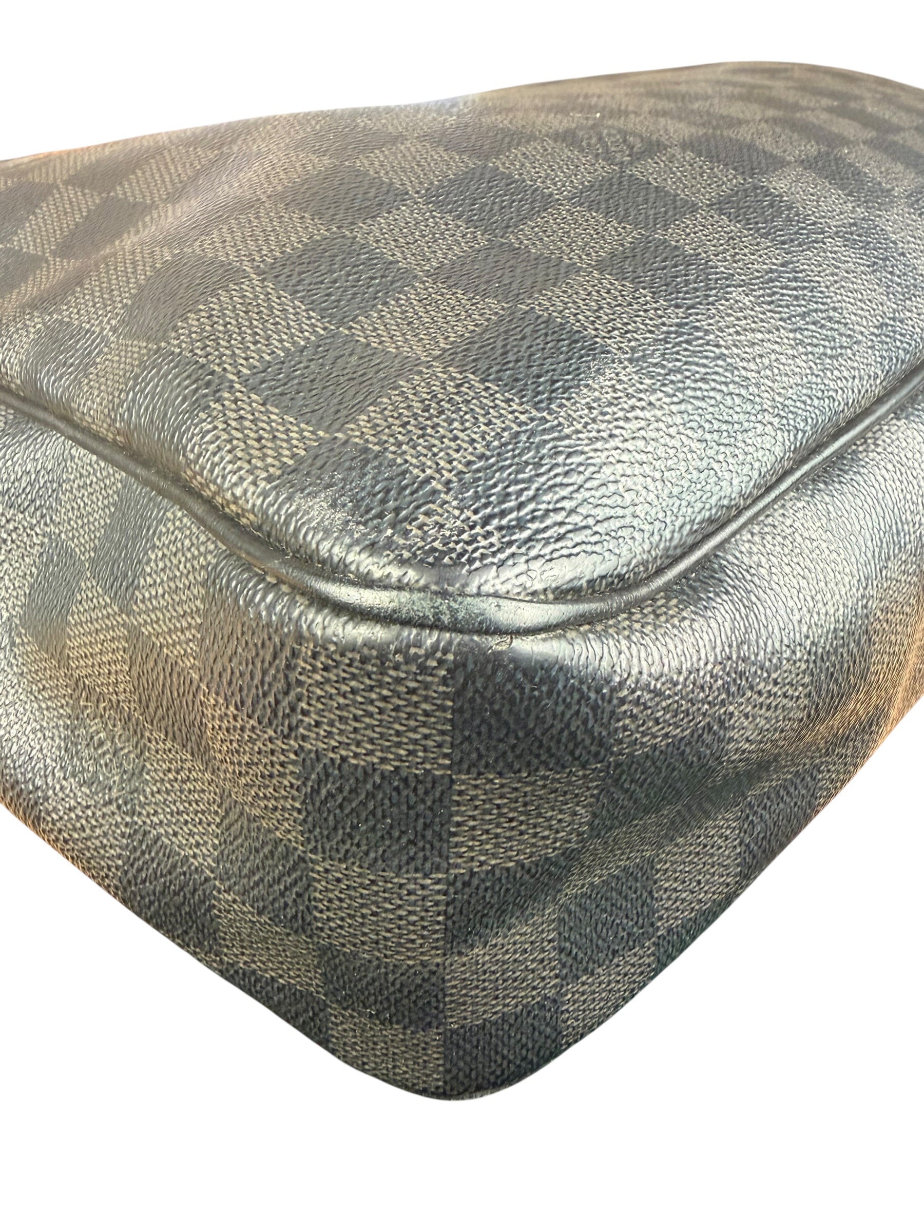 Louis Vuitton Leather Daniel Damier Graphite Messenger Bag