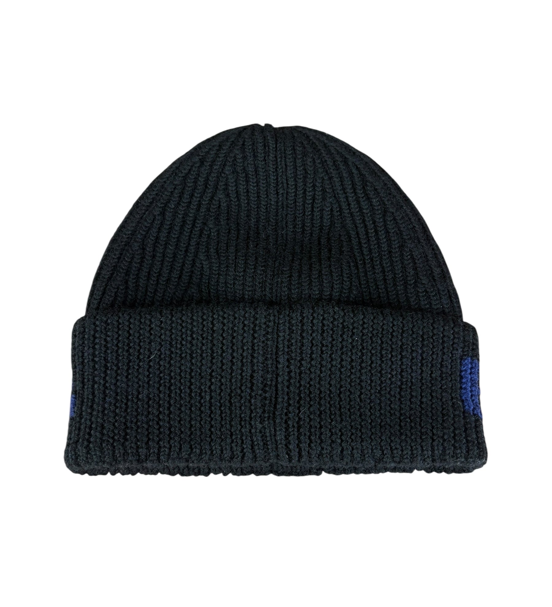 Balenciaga Black/Blue Logo Beanie