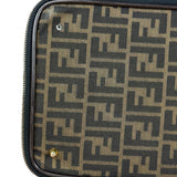 Fendi Vintage Zucca Canvas Collapsible Shoulder Bag