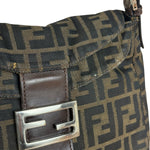 Fendi Vintage Zucca FF Baguette Shoulder Bag