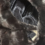 Vintage Black Sheared Beaver Fur Coat