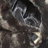 Vintage Black Sheared Beaver Fur Coat
