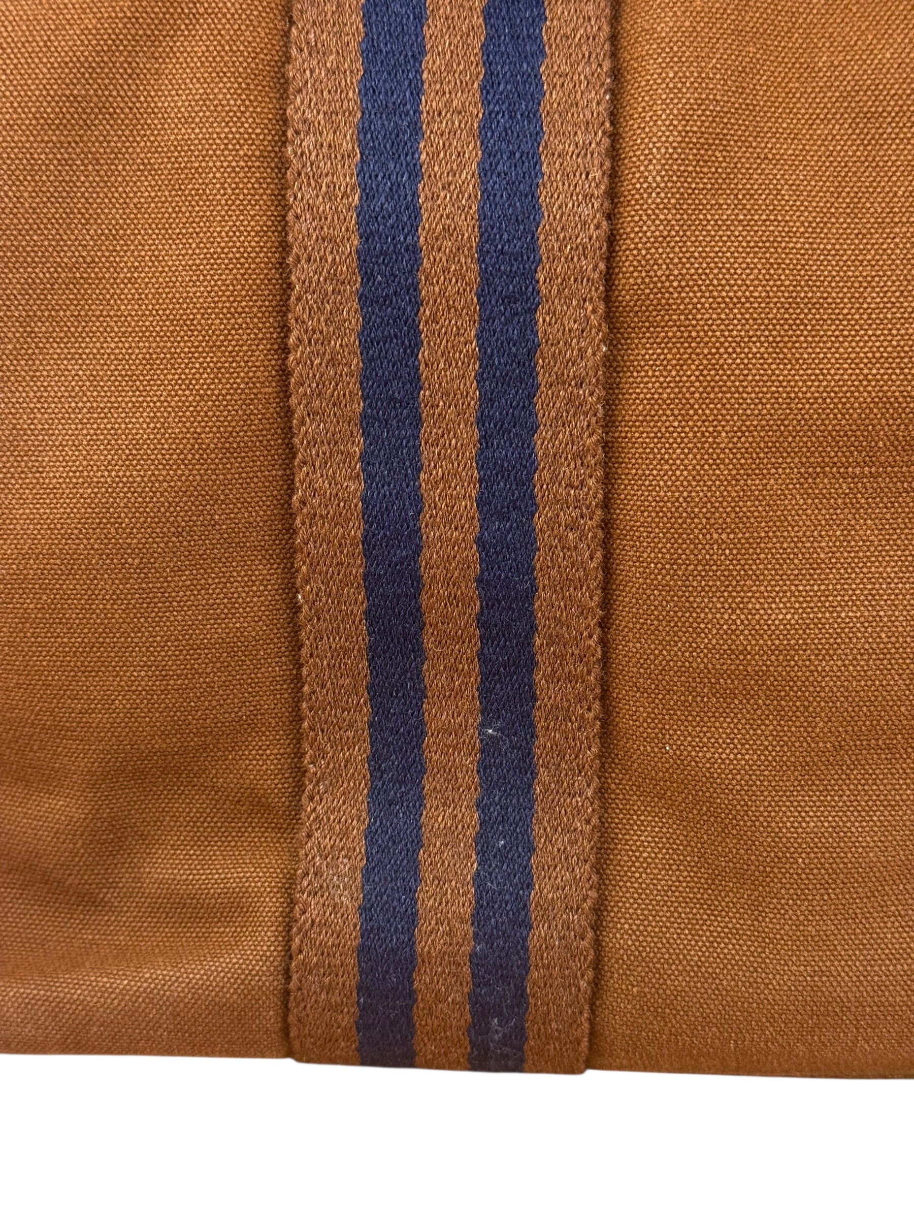 Hermes Brown Canvas Fourre Tout PM