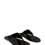 Saint Laurent Black Vitello Marilyn Sandals