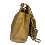Chanel Brown Lambskin Front Pocket Shoulder Bag 2011