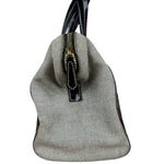 Fendi vintage Chameleon Black Patent Leather Handbag