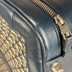 Christian Dior Vintage Navy Oblique Travel Bag