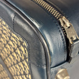 Christian Dior Vintage Navy Oblique Travel Bag
