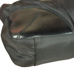 Prada Vintage Black Nylon Zip Shoulder Bag