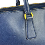 Prada Navy Saffiano Leather Galleria Tote