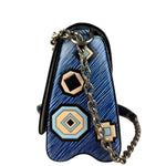 Louis Vuitton Blue Aztec Epi Leather Twist MM Bag